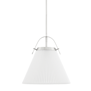 Aldridge Pendant with Polished Nickel Finish
