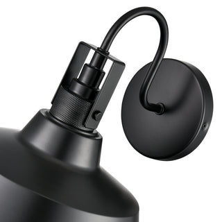 Axell 1-Light Outdoor Wall Sconce Powder Coated Black