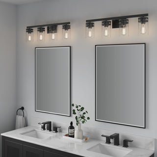Lunden 4-Light Vanity Matte Black