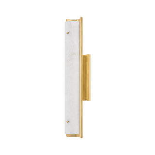 LUCIO Wall Sconce with Aged Brass Finish