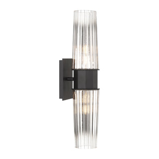 Icycle Double Wall Sconce - Matte Black