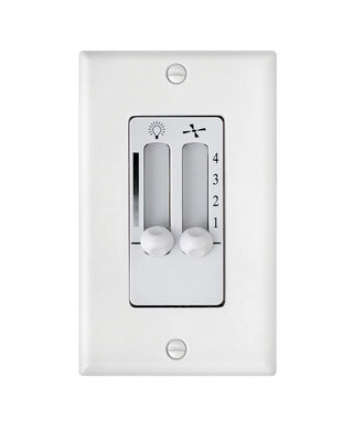 Wall Contol 4 Speed Dual Slide - White
