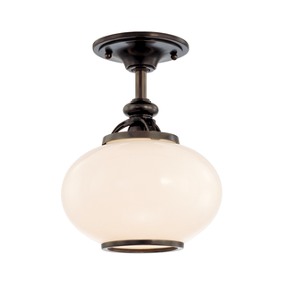 Canton Semi Flush Old Bronze