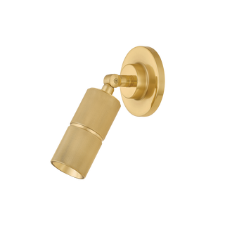 TRUETT Wall Sconce with Aged Brass Finish