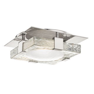 Bourne Semi-Flush with Polished Nickel Finish