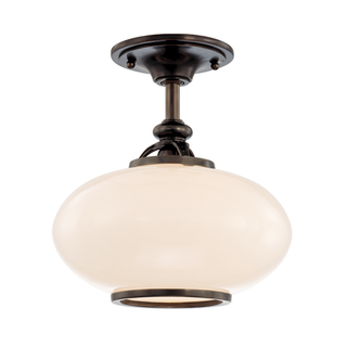 Canton Semi Flush Old Bronze