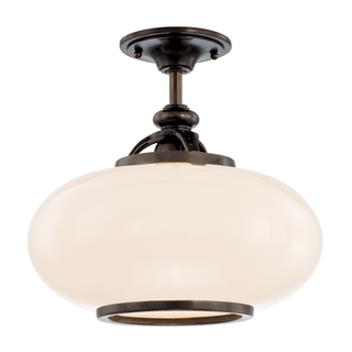 Canton Semi Flush Old Bronze