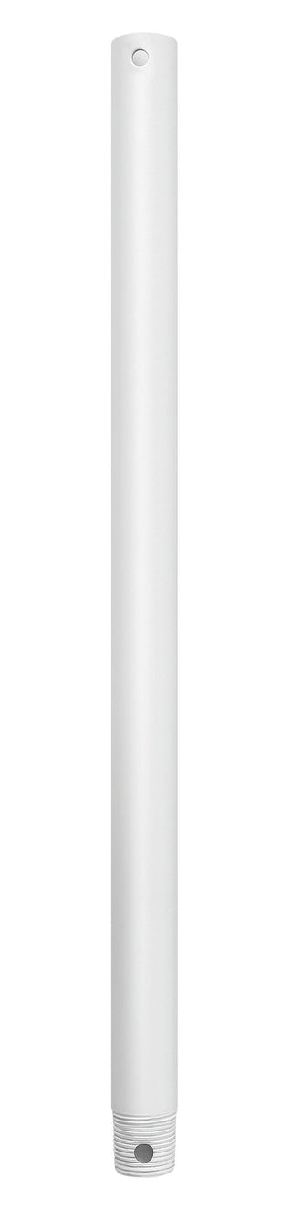 18" Downrod in Chalk White