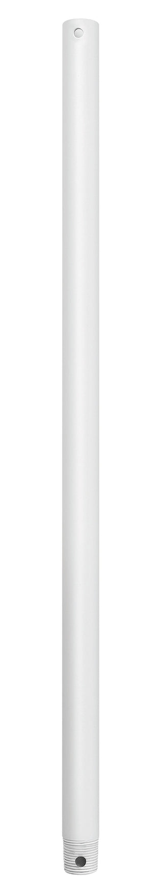 24" Downrod in Chalk White