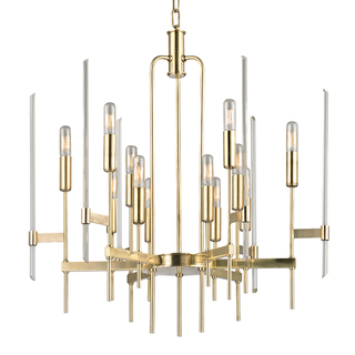 Bari Chandelier Aged Brass