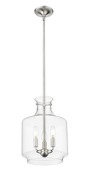 Mahannah 3-Light Pendant Light Brushed Nickel