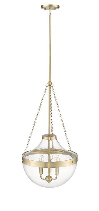 Clarra 3-Light Pendant light Modern Gold