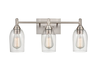 Arlett 3-Light Vanity Brushed Nickel
