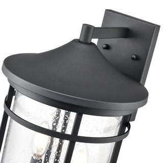 Namath 2-Light Outdoor Wall Sconce Textured Black