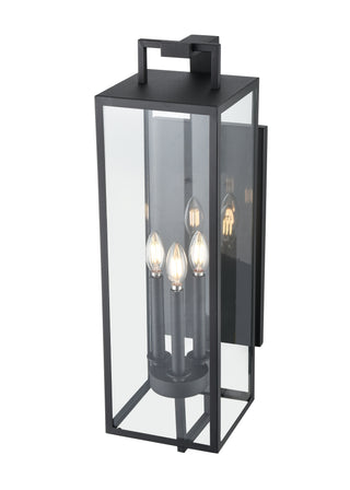 Lamont 3-Light Outdoor Wall Sconce Textured Black