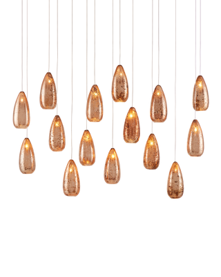 Rame 15-Light Linear Multi-Drop Pendant