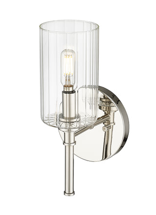 Chastine 1-Light Wall Sconce Polished Nickel