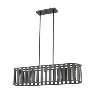 Stella 5-Light Chandelier Ceiling Light Matte Black