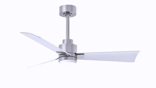 42 Inch Alessandra series  3-blade transitional ceiling fan. Multiple finish options to choose from.