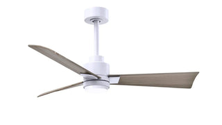 42 Inch Alessandra series  3-blade transitional ceiling fan. Multiple finish options to choose from.