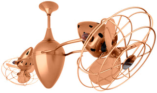 Ar Ruthiane series 360° dual headed rotational ceiling fan. Multiple finish options to choose from. Brushed Copper / Brushed Copper Finish / 46 Inch