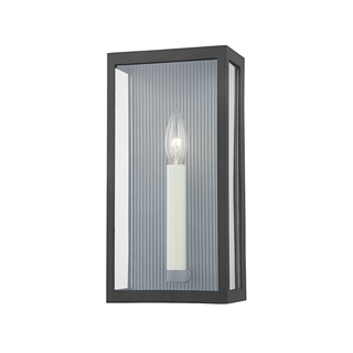 Vail Wall Sconce with TEXTURE BLACK/WEATHERED ZINC Finish