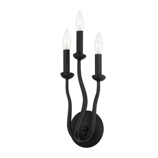 Reign Wall Sconce BLACK IRON