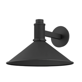 ELANI Exterior Wall Sconce with TEXTURED BLACK Finish