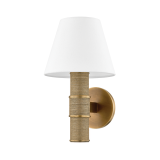 DENTON Wall Sconce with PATINA BRASS Finish