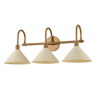 JOVANI Bath And Vanity with PATINA BRASS AND SOFT SAND Finish