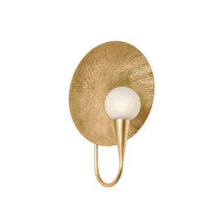 AHMAD Wall Sconce with VINTAGE GOLD LEAF Finish