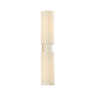 ASHTON Wall Sconce with VINTAGE GOLD LEAF Finish