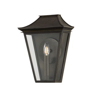 TEHAMA EXTERIOR WALL SCONCE with FRENCH IRON Finish