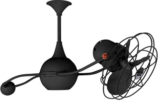 Brisa 40 Inch Metal 360° counterweight rotational ceiling fan. Multiple finish options to choose from