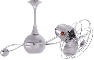 Brisa 40 Inch Metal 360° counterweight rotational ceiling fan. Multiple finish options to choose from