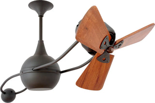 Brisa 40 Inch Wood 360° counterweight rotational ceiling fan. Multiple finish options to choose from