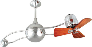 Brisa 40 Inch Wood 360° counterweight rotational ceiling fan. Multiple finish options to choose from