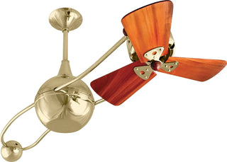 Brisa 40 Inch Wood 360° counterweight rotational ceiling fan. Multiple finish options to choose from