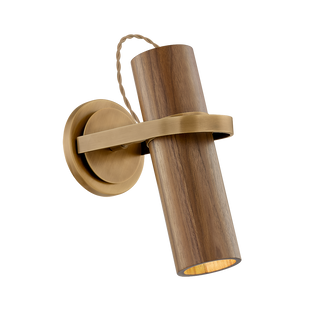 LENNOX Wall Sconce with PATINA BRASS Finish