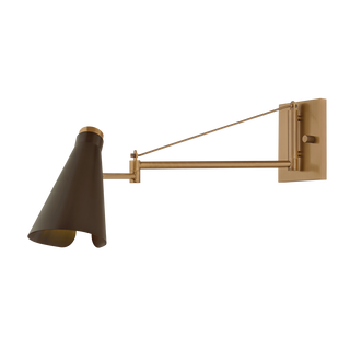 ANDERSEN Wall Sconce with PATINA BRASS/BRONZE Finish