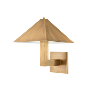 KNIGHT Wall Sconce with PATINA BRASS Finish