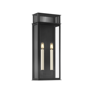 GRIDLEY Exterior Wall Sconce TEXTURED BLACK