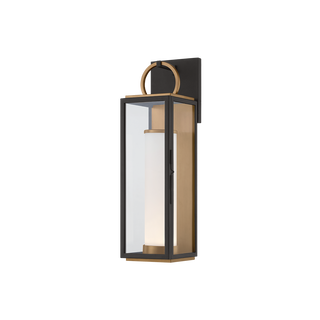 GARETH Wall Sconce with PATINA BRASS/TEXTURED BLACK Finish