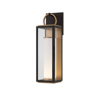 GARETH Wall Sconce with PATINA BRASS/TEXTURED BLACK Finish