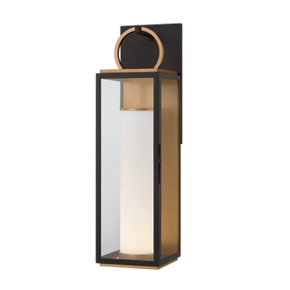 GARETH Wall Sconce with PATINA BRASS/TEXTURED BLACK Finish