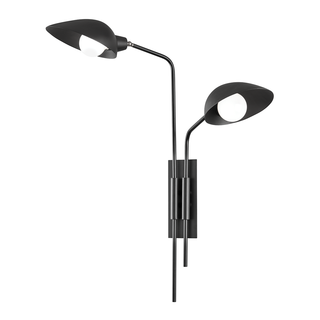 Leo Plug-in Sconce SOFT BLACK