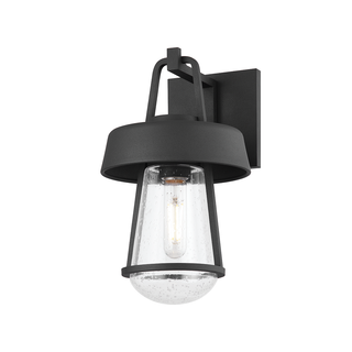 BRADY Wall Sconce with TEXTURED BLACK Finish