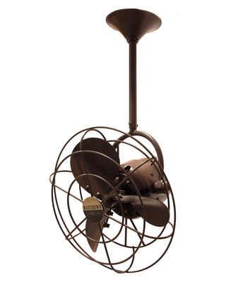 Bianca 13 Inch Metal Direcional ceiling fan. Multiple finish options to choose from.