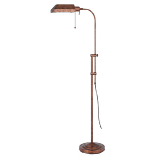 100W Pharmacy Floor Lamp W/Adjustable Pole Rust