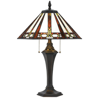 60W X 2 Tiffany Table Lamp